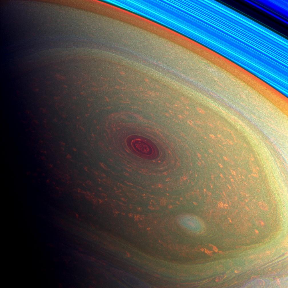 Massive Storm on North Pole of Saturn