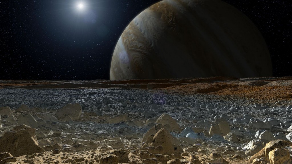 Surface of Europa - NASA -Artist Image