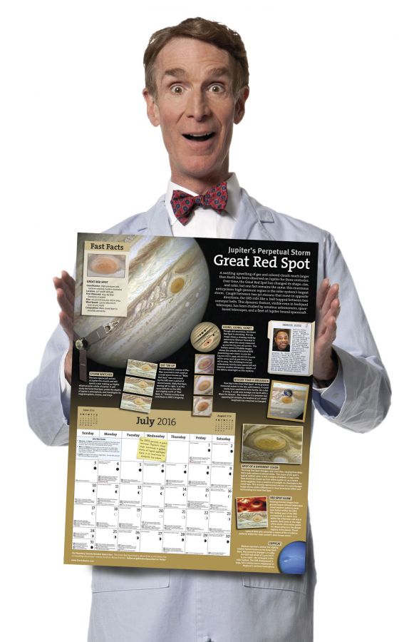2016 Year in Space Calendar Bill Nye