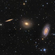 Three Beautiful Galaxies in Draco