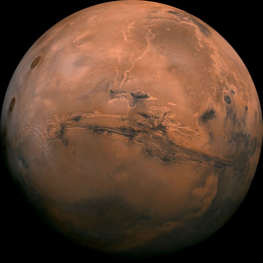 Mars Globe Valles Marineris - NASA - JPL