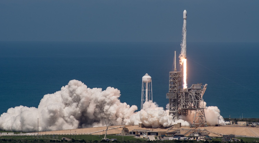 SpaceX launches satellite on reused rocket