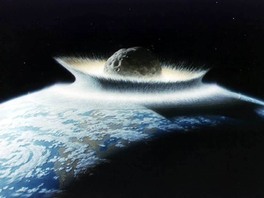 Massive Impact Earth - Artist Depiction