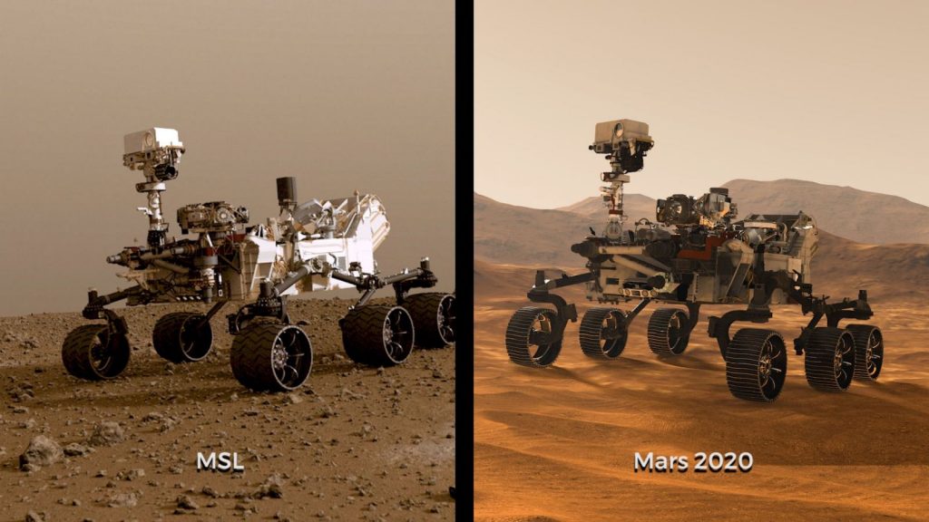 Curiosity rover and Perseverance rover side by side - NASA